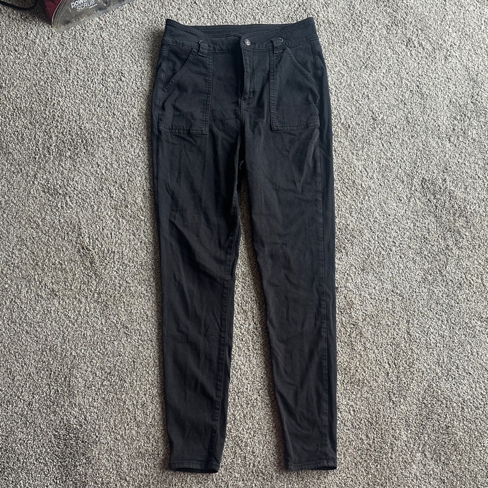 American Eagle Outfitters Black High Rise Skinny Jeans